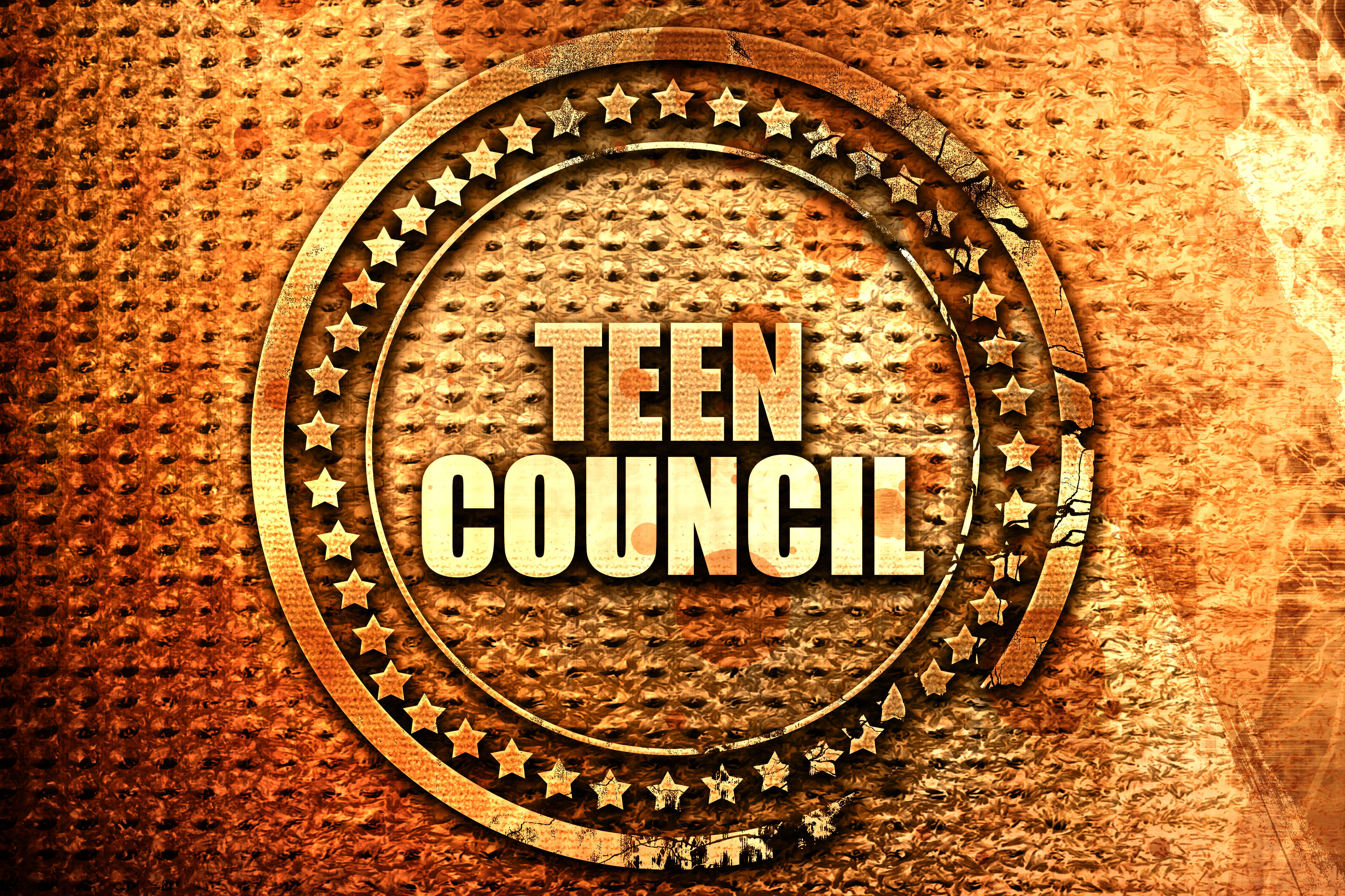 Bronze Seal with Teen Council in the center
